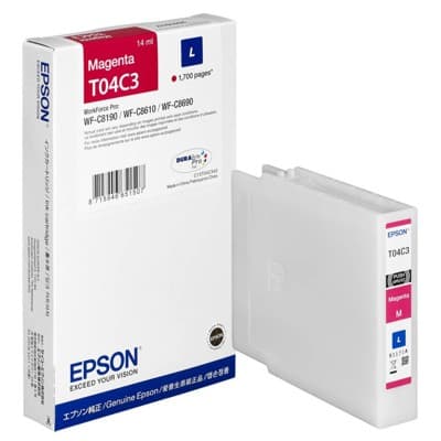 Cartus de cerneala original Epson T04C3 Magenta (C13T04C340)