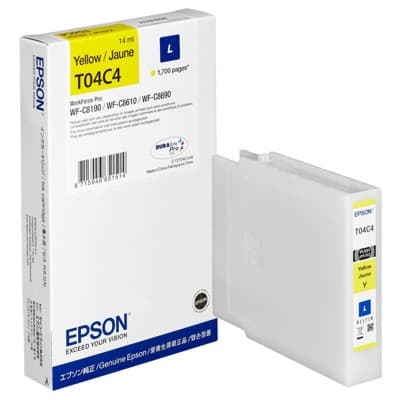 Cartus de cerneala original Epson T04C4 Yellow (C13T04C440)