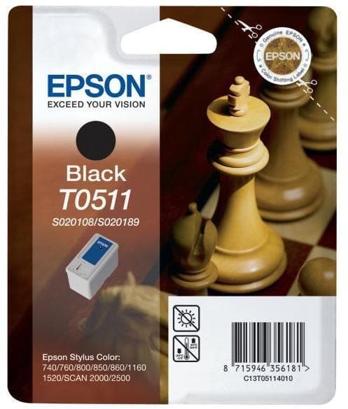 Cartus de cerneala original Epson T0511 Black (C13T05114010)