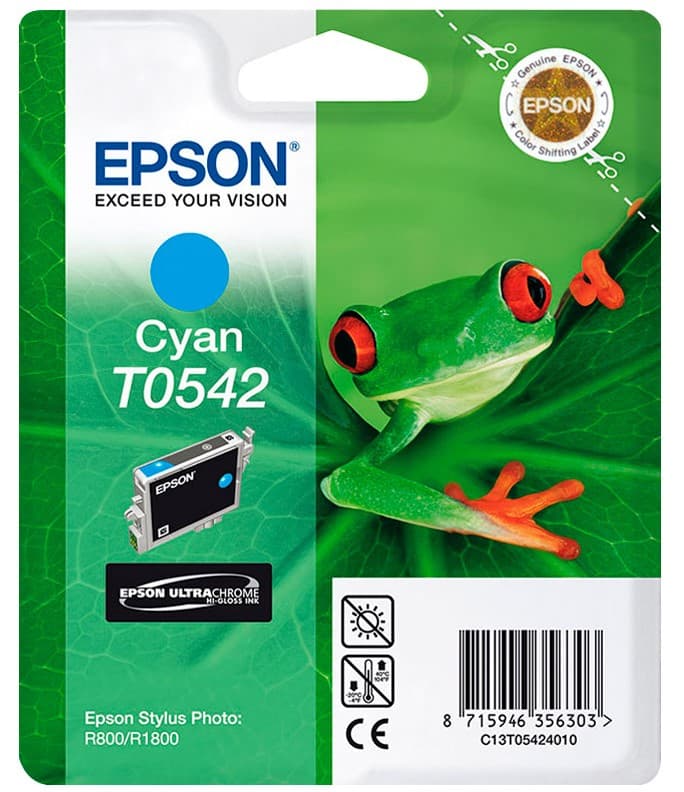 Cartus de cerneala original Epson T0542 Cyan (C13T054240)