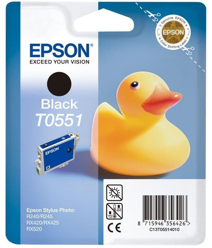 Cartus de cerneala original Epson T0551 Black (C13T055140)