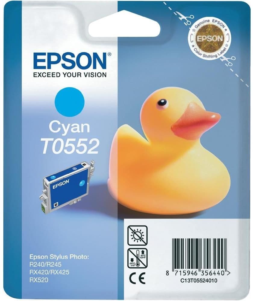 Cartus de cerneala original Epson T0552 Cyan (C13T055240)