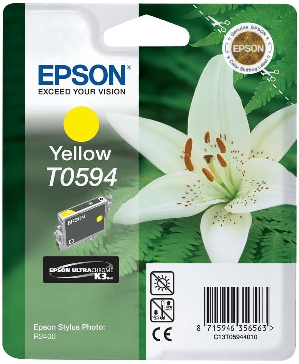 Cartus de cerneala original Epson T0594 Yellow (C13T059440)