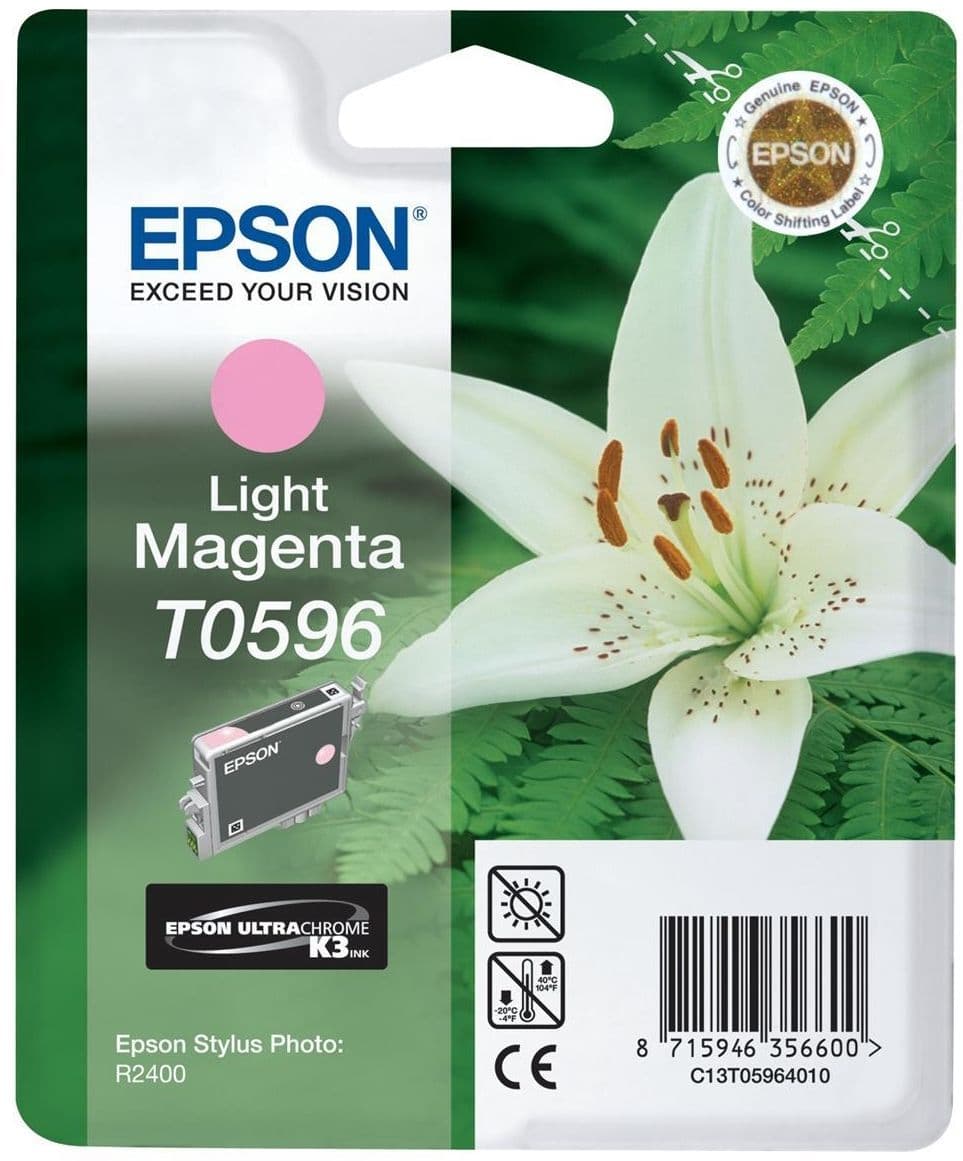 Cartus de cerneala original Epson T0596 Light Magenta (C13T059640)
