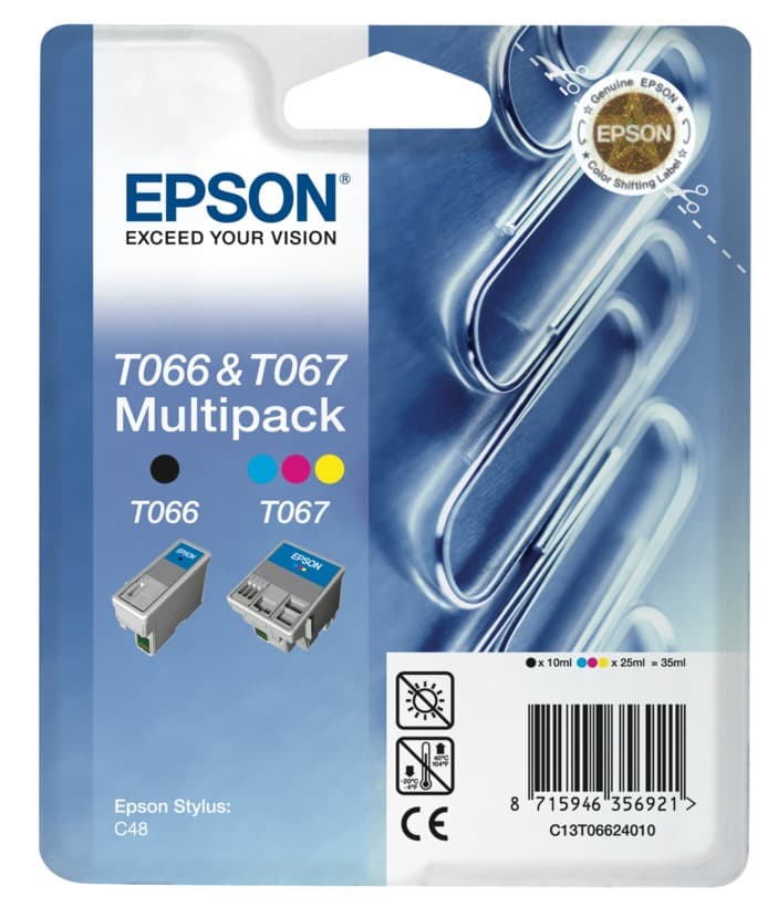 Set cartuse de cerneala originale Epson T0662 Multipack (C13T06624010)