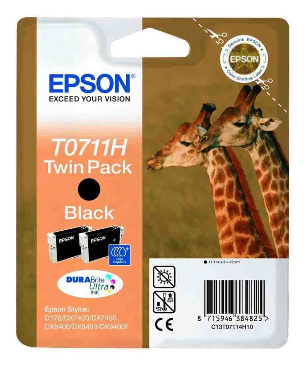Set cartuse de cerneala originale Epson T0711H Black (C13T07114H10)