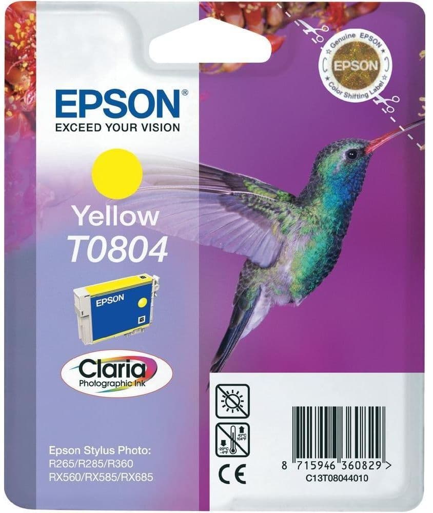 Cartus de cerneala original Epson T0804 Yellow (C13T080440)