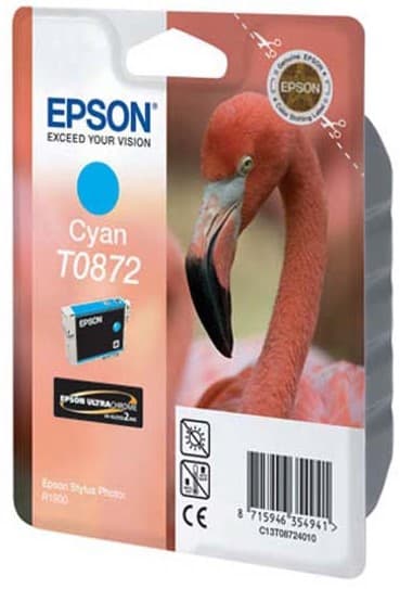 Cartus de cerneala original Epson T0872 Cyan (C13T08724010)