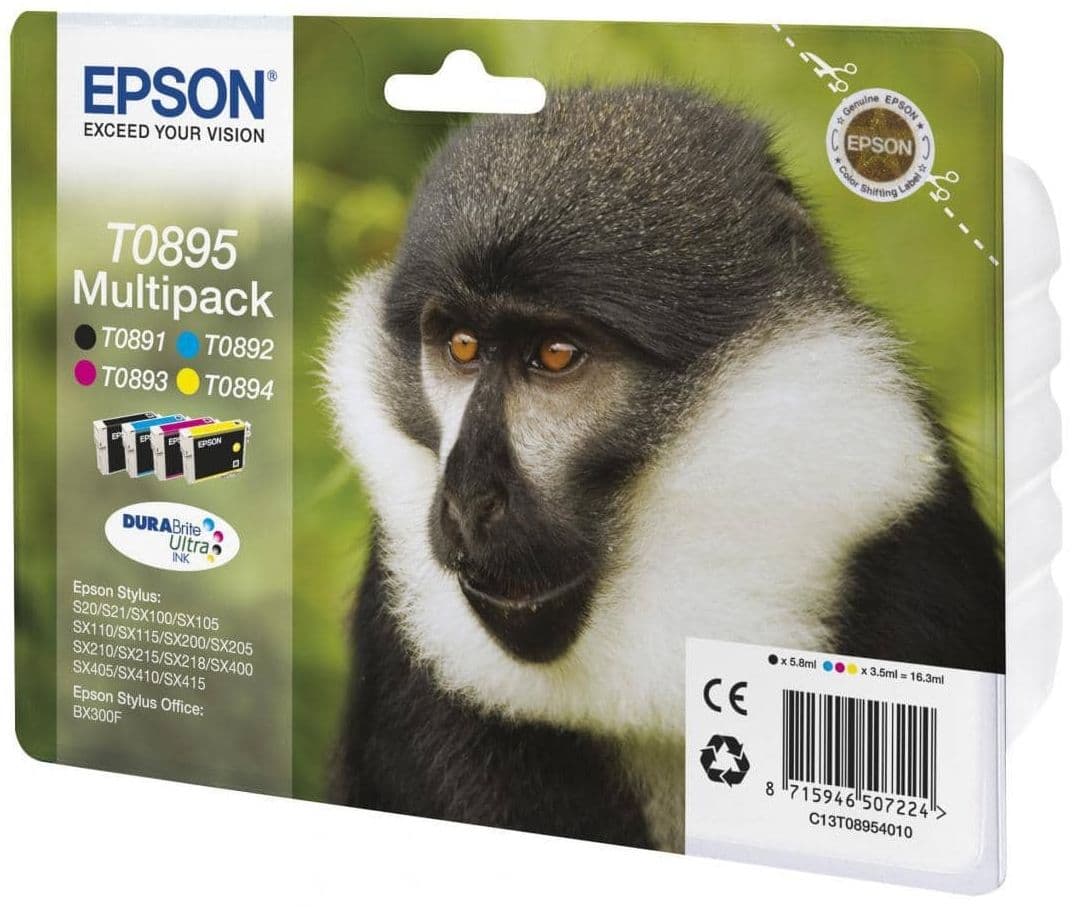 Set cartuse de cerneala originale Epson T0895 Multipack (C13T08954010)