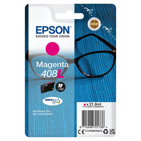 Cartus de Cerneala (1.7K) Epson 408L Magenta (C13T09K34010)