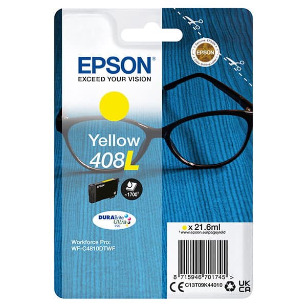 Cartus de Cerneala (1.7K) Epson 408L Yellow (C13T09K44010)