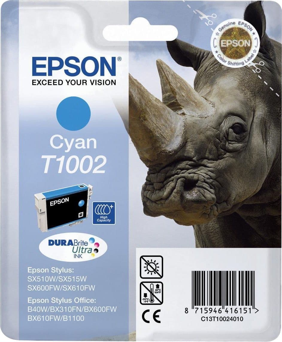Cartus de cerneala original Epson T1002 Cyan (C13T100240)