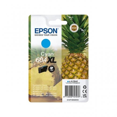 Cartus de Cerneala (0.35K) Epson 604XL Cyan (C13T10H24010)