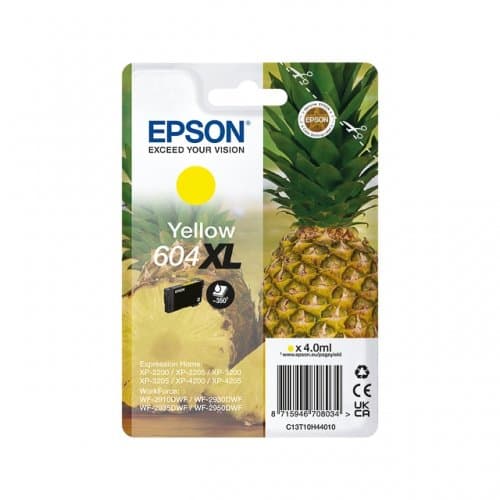 Cartus de Cerneala (0.35K) Epson 604XL Yellow (C13T10H44010)