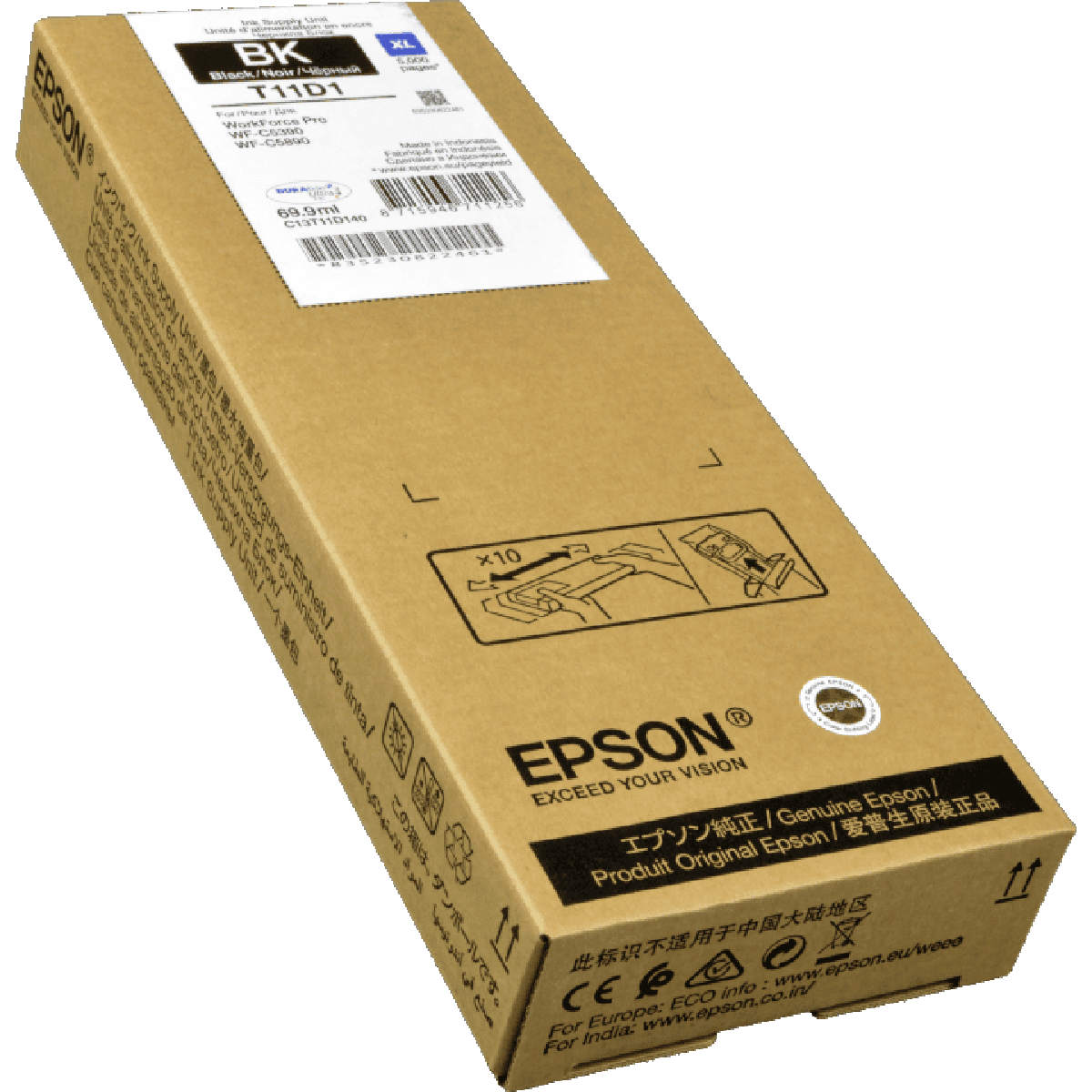Cartus de Cerneala (5K) Epson T11D1 XL Black (C13T11D140)