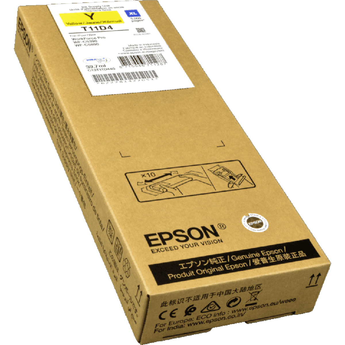 Cartus de Cerneala (5K) Epson T11D4 XL Yellow (C13T11D440)