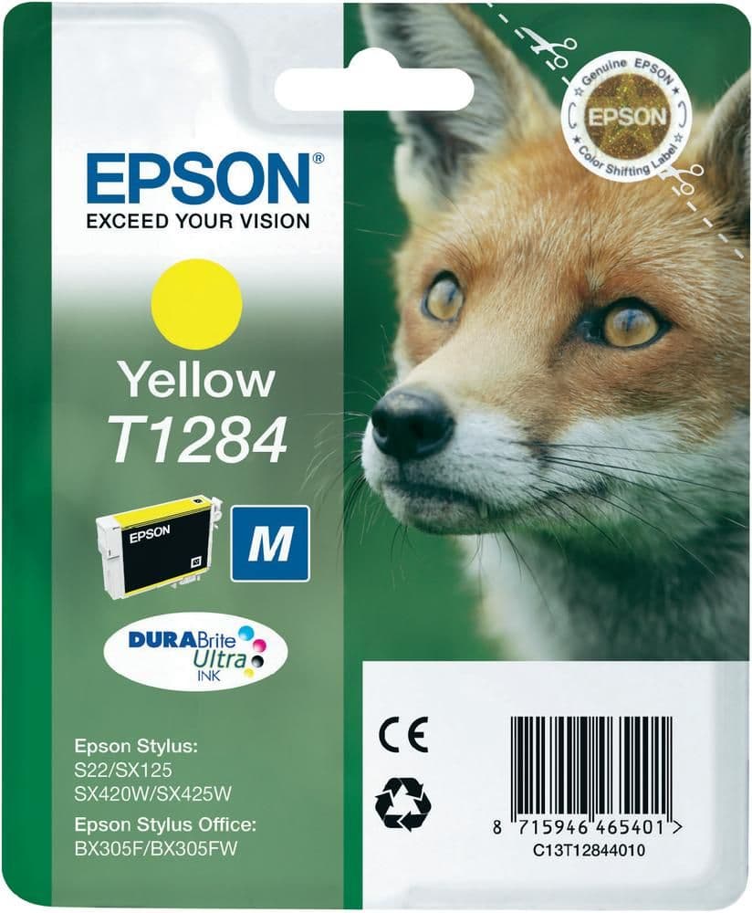 Cartus de cerneala original Epson T1284 Yellow (C13T12844010)