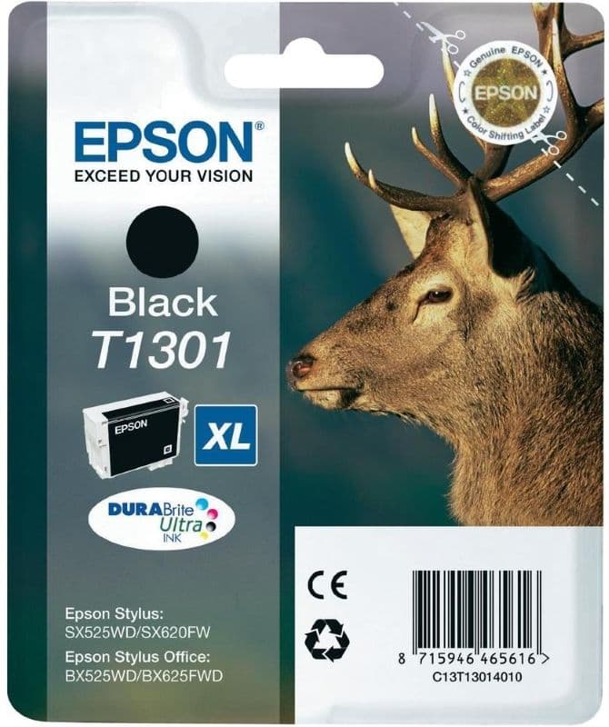 Cartus de cerneala original Epson T1301 Black (C13T13014010)