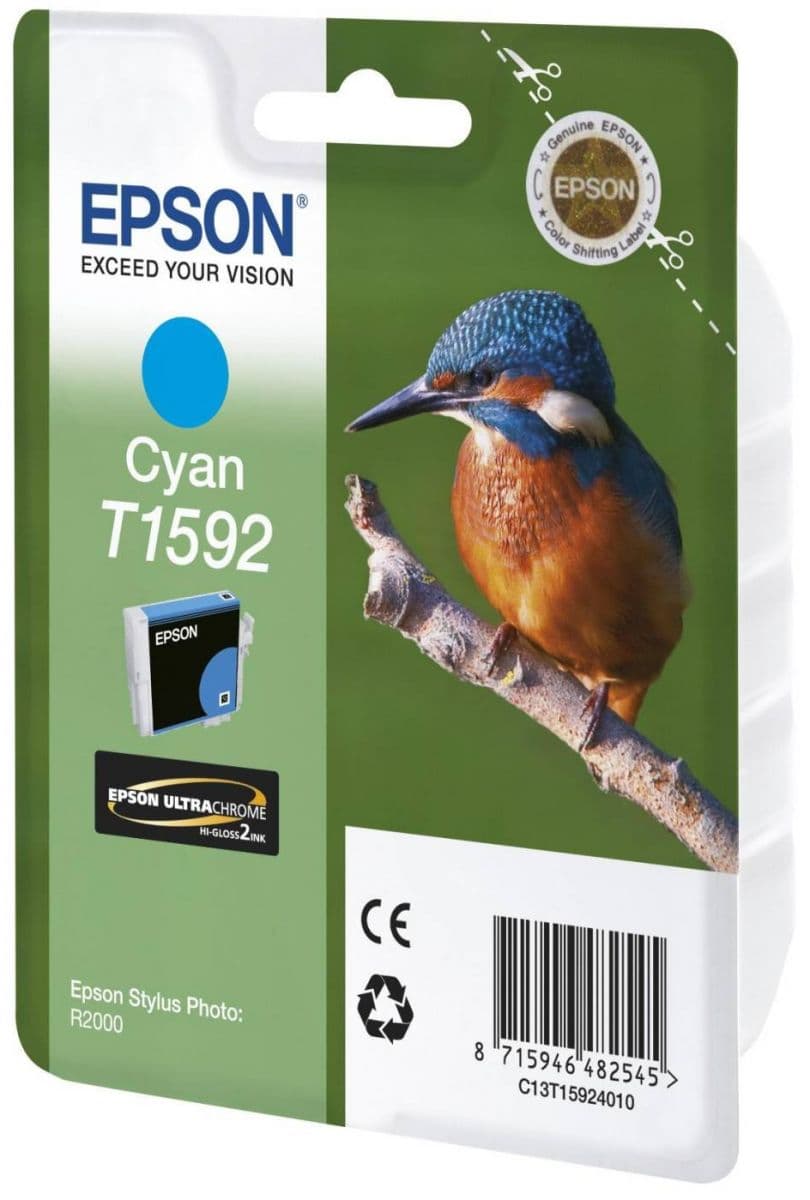 Cartus de cerneala original Epson T1592 Cyan (C13T159240)