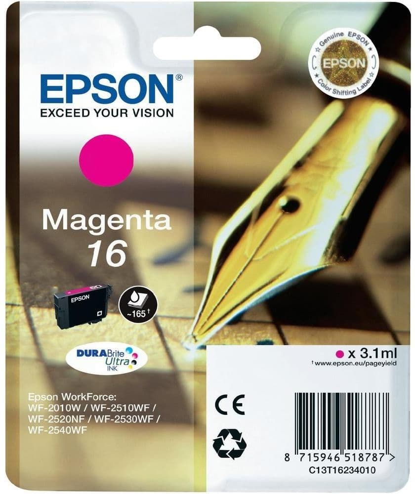 Cartus de cerneala original Epson 16 Magenta (C13T16234010)