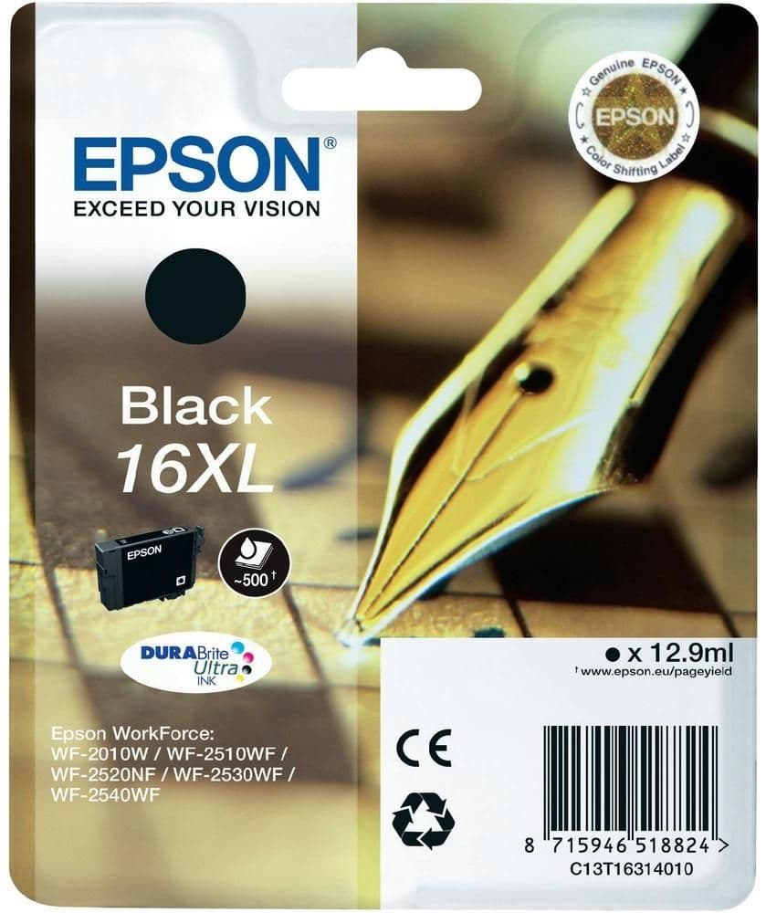 Cartus de cerneala original Epson 16XL Black (C13T16314010)