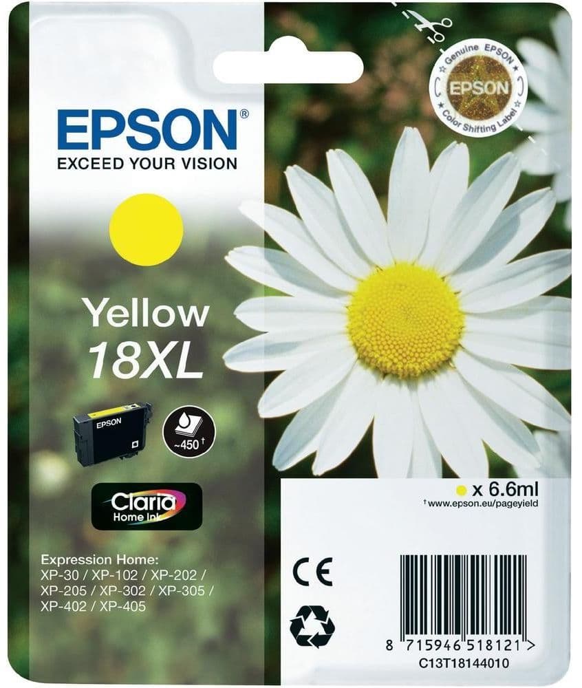 Cartus de cerneala original Epson 18XL Yellow (C13T18144010)