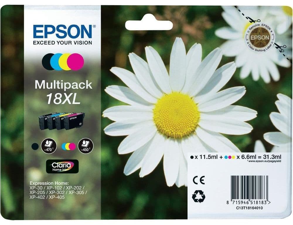 Set cartuse de cerneala originale Epson T1816 Multipack (C13T18164010)