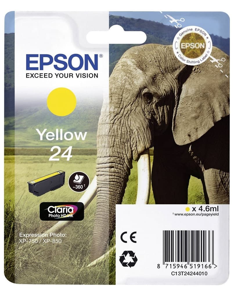 Cartus de cerneala original Epson 24 Yellow (C13T24244010)