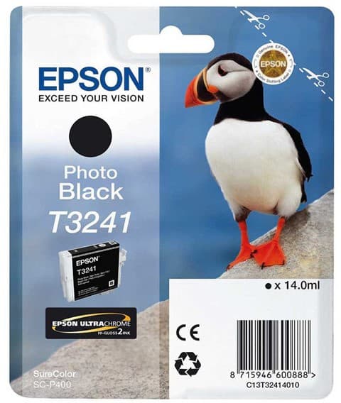 Cartus de cerneala original Epson T3241 Photo Black (C13T324140)