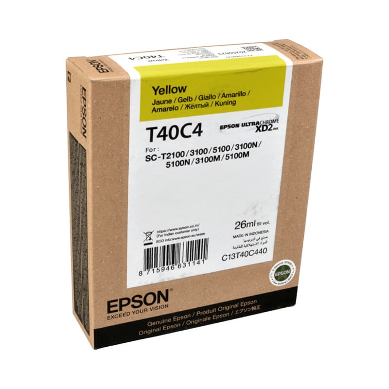 Cartus de cerneala original Epson T40C4 Yellow (C13T40C440)