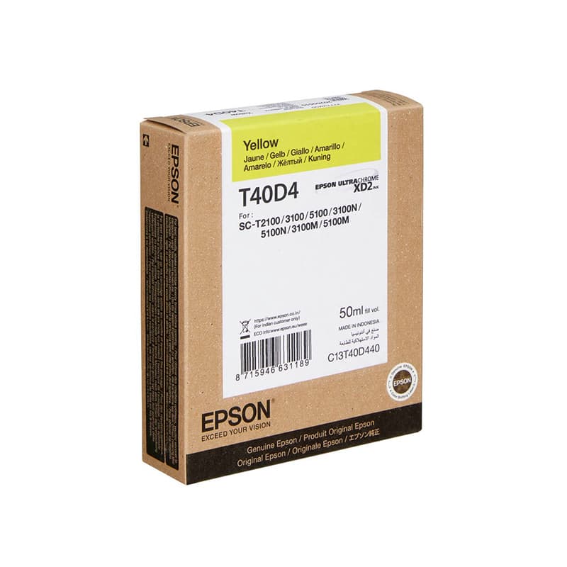 Cartus de cerneala original Epson T40D4 Yellow (C13T40D440)