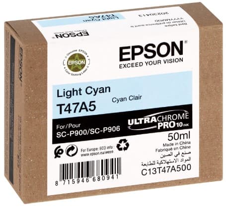 Cartus de cerneala original Epson T47A5 Light Cyan (C13T47A500)