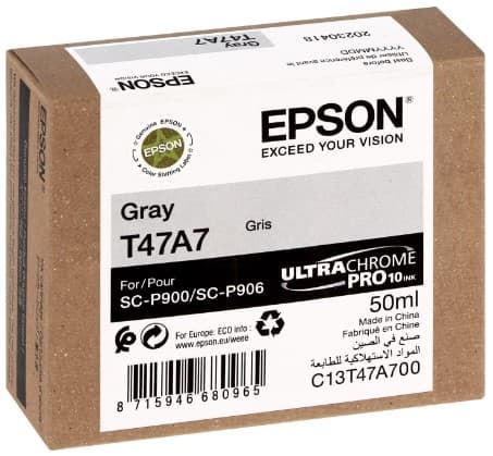 Cartus de cerneala original Epson T47A7 Gray (C13T47A700)