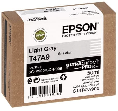 Cartus de cerneala original Epson T47A9 Light Gray (C13T47A900)