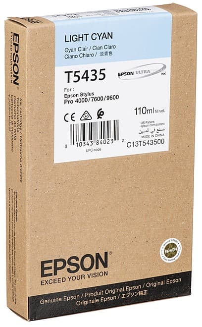Cartus de cerneala original Epson T5435 Light Cyan (C13T543500)