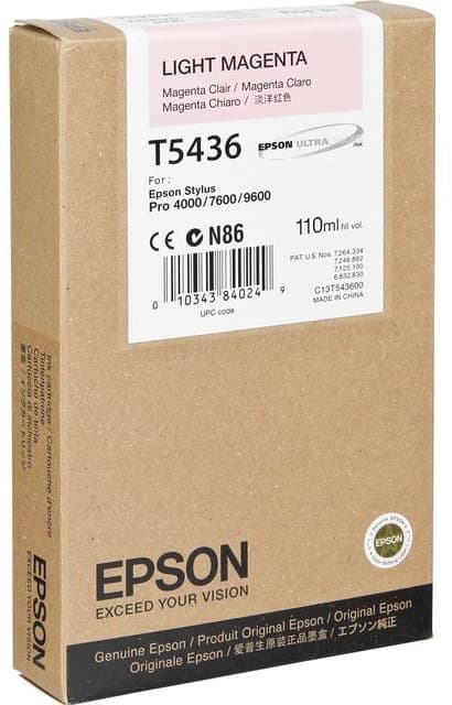 Cartus de cerneala original Epson T5436 Light Magenta (C13T543600)
