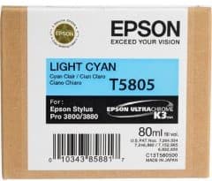 Cartus de cerneala original Epson T5805 Light Cyan (C13T580500)