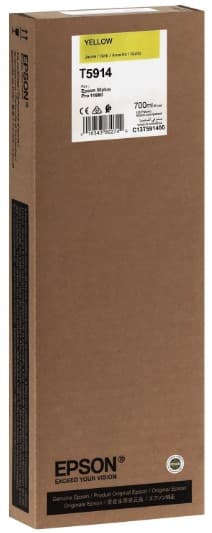 Cartus de cerneala original Epson T5914 Yellow (C13T591400)