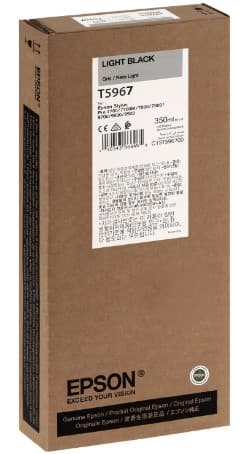 Cartus de cerneala original Epson T5967 Light Black (C13T596700)