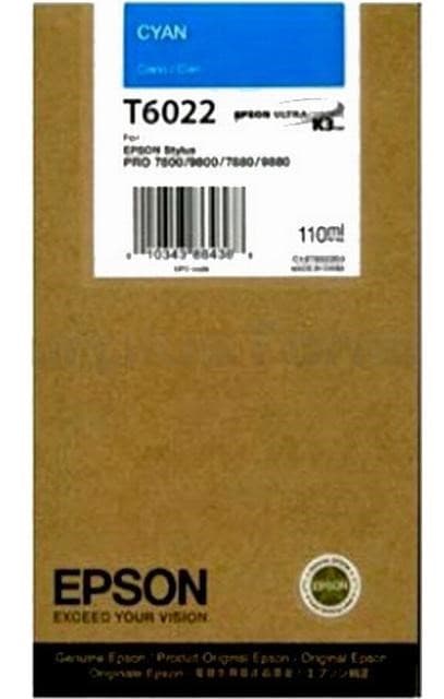Cartus de cerneala original Epson T6022  Cyan (C13T602200)