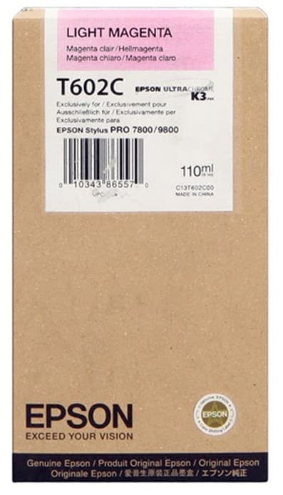 Cartus de cerneala original Epson T602C LightMagenta (C13T602C00)