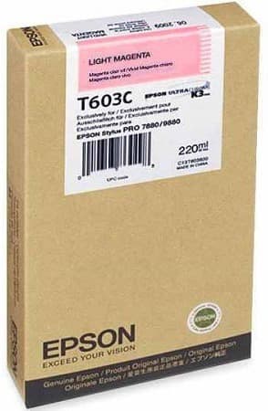 Cartus de cerneala original Epson T603C LightMagenta (C13T603C00)