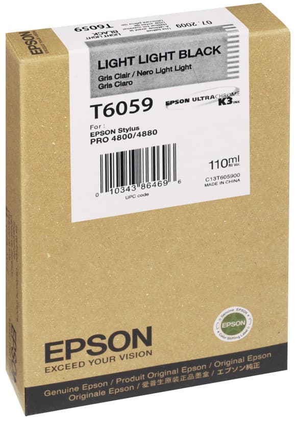 Cartus de cerneala original Epson T6059 LightLightBlack (C13T605900)