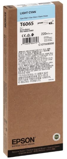 Cartus de cerneala original Epson T6065 Light Cyan (C13T606500)