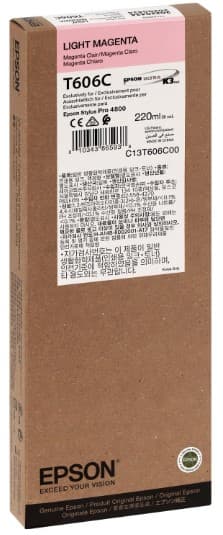 Cartus de cerneala original Epson T606C Light Magenta (C13T606C00)