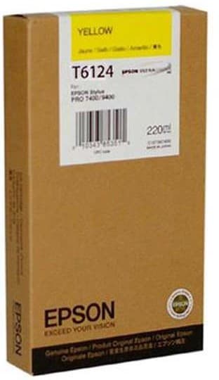 Cartus de cerneala original Epson T6124 Yellow (C13T612400)