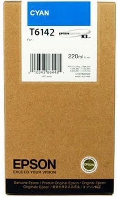Cartus de cerneala original Epson T6142 Cyan (C13T614200)