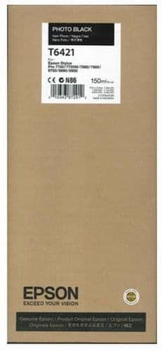 Cartus de cerneala original Epson T6421 Photo Black (C13T642100)