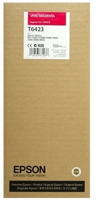 Cartus de cerneala original Epson T6423 Vivid Magenta (C13T642300)