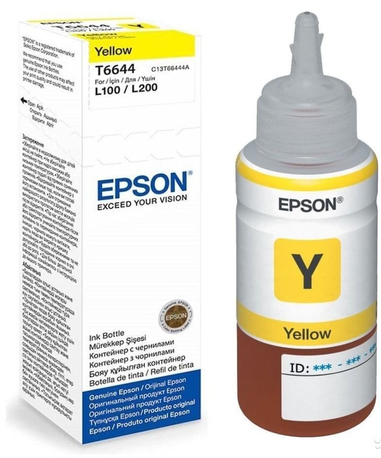 Flacon cerneala original Epson T6644 Yellow (C13T664440)